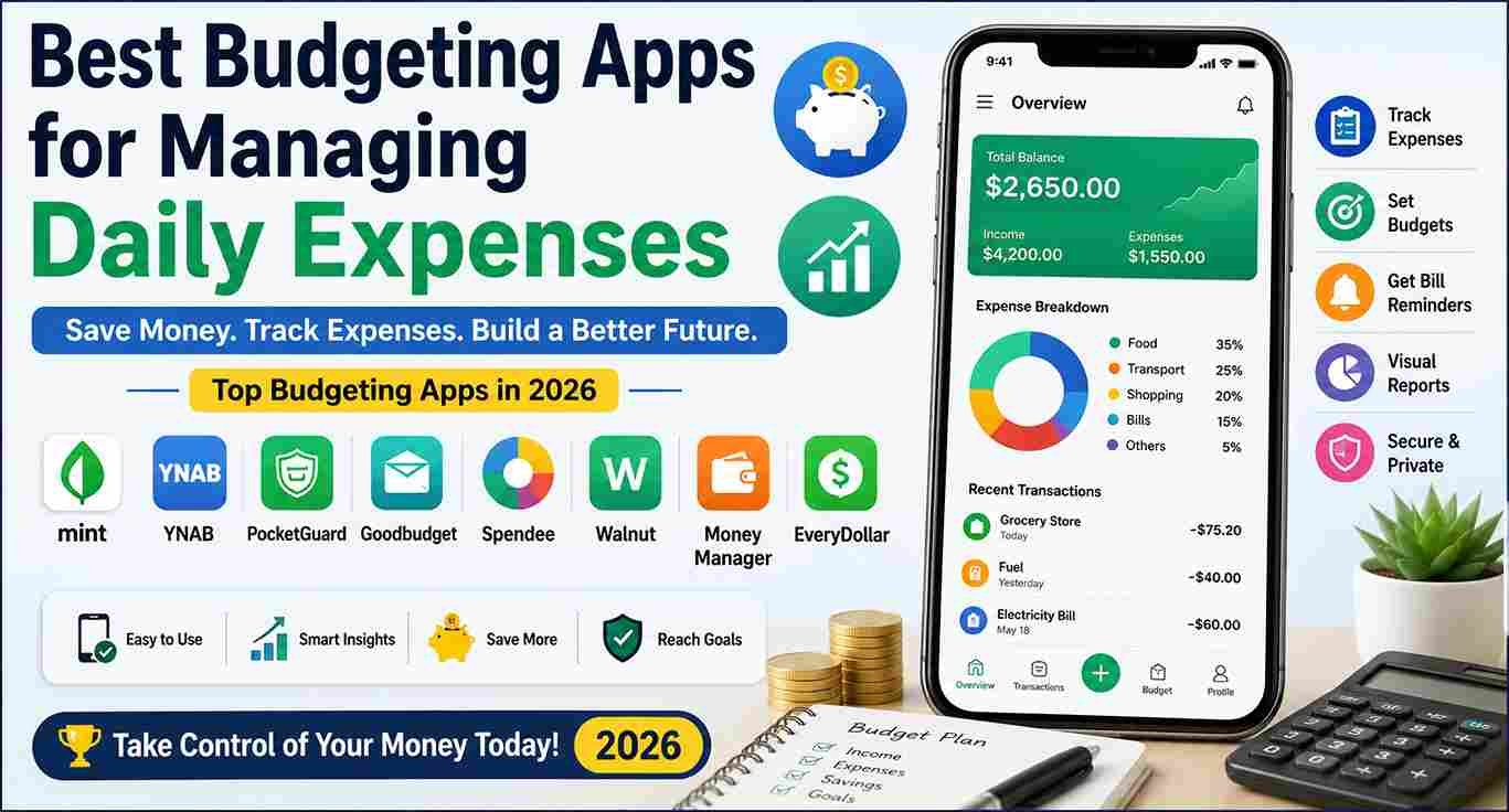 Best Budgeting Apps for Managing Daily Expenses in 2026