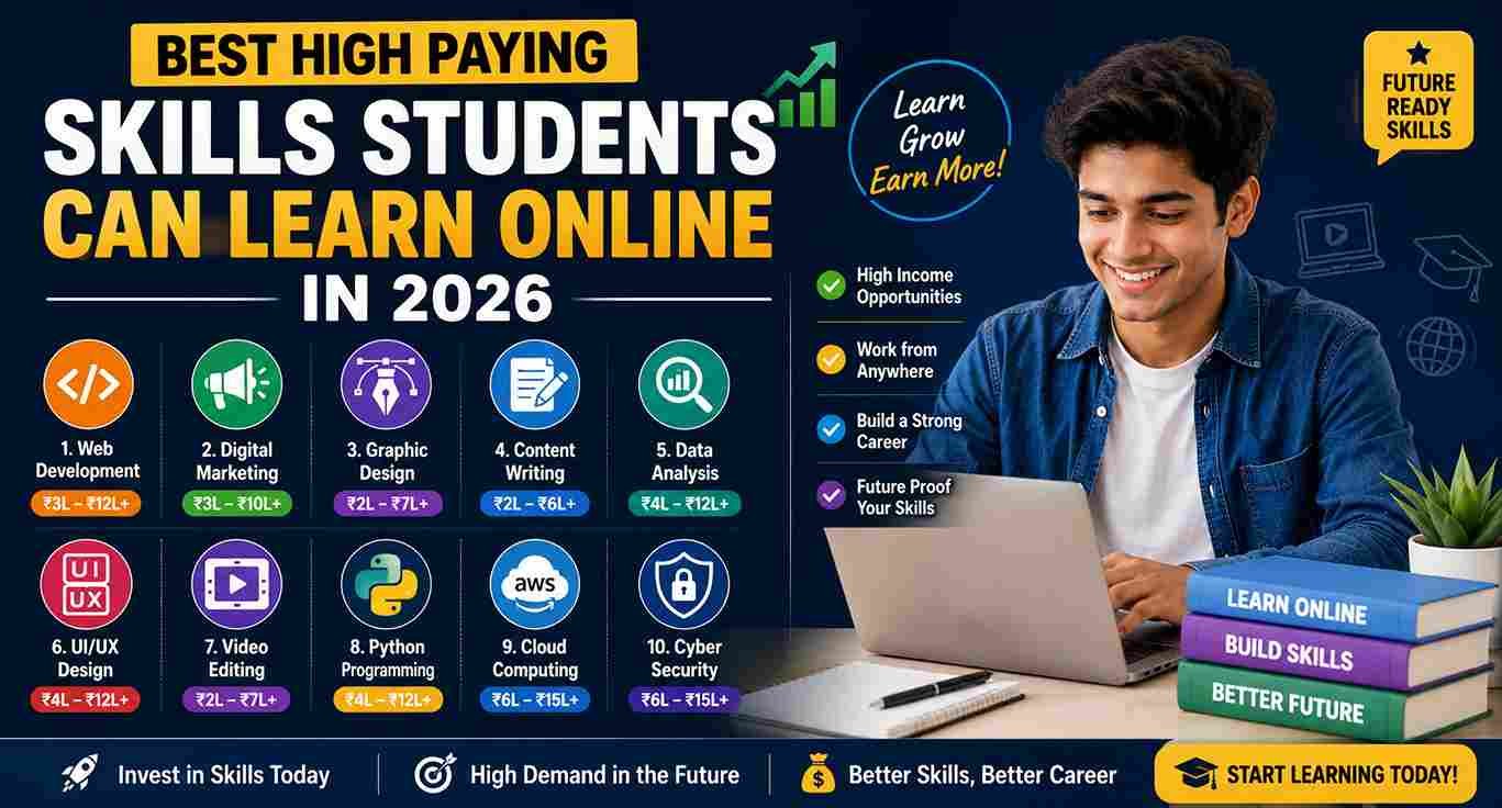 Best High Paying Skills Students Can Learn Online in 2026